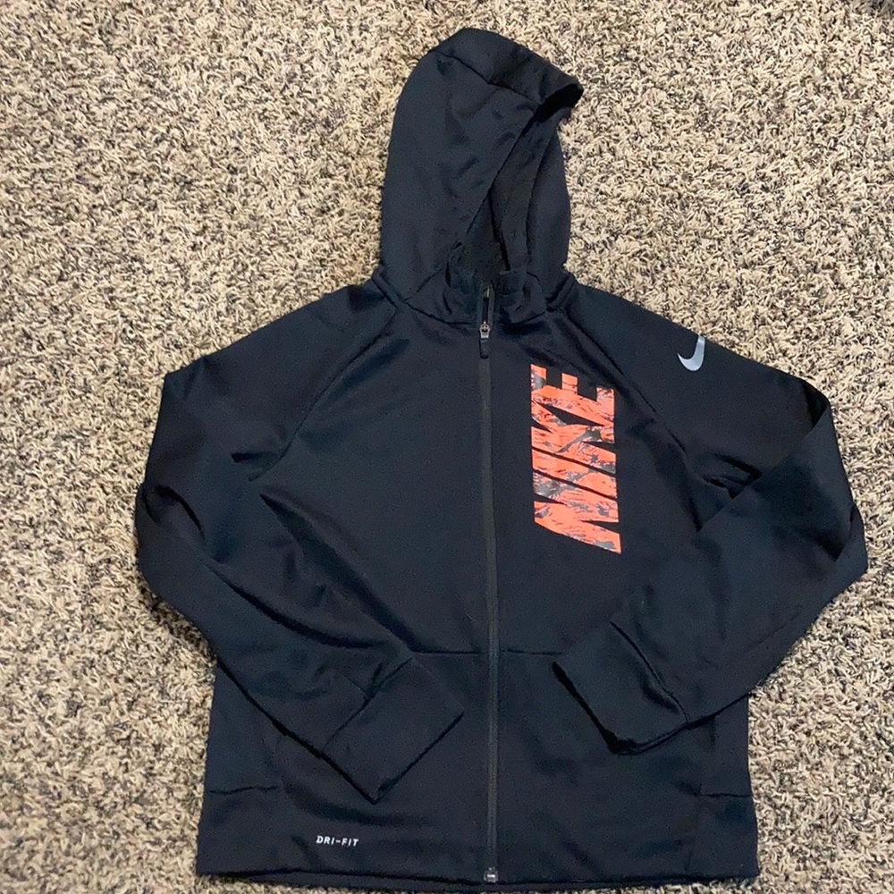 Boys Nike Dri-Fit Zip Up Sweatshirt